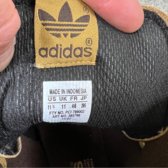 Adidas Attitude Hi Mens Size 11.5 Wheat Brown Sneakers Shoes NWT New - Picture 3 of 10